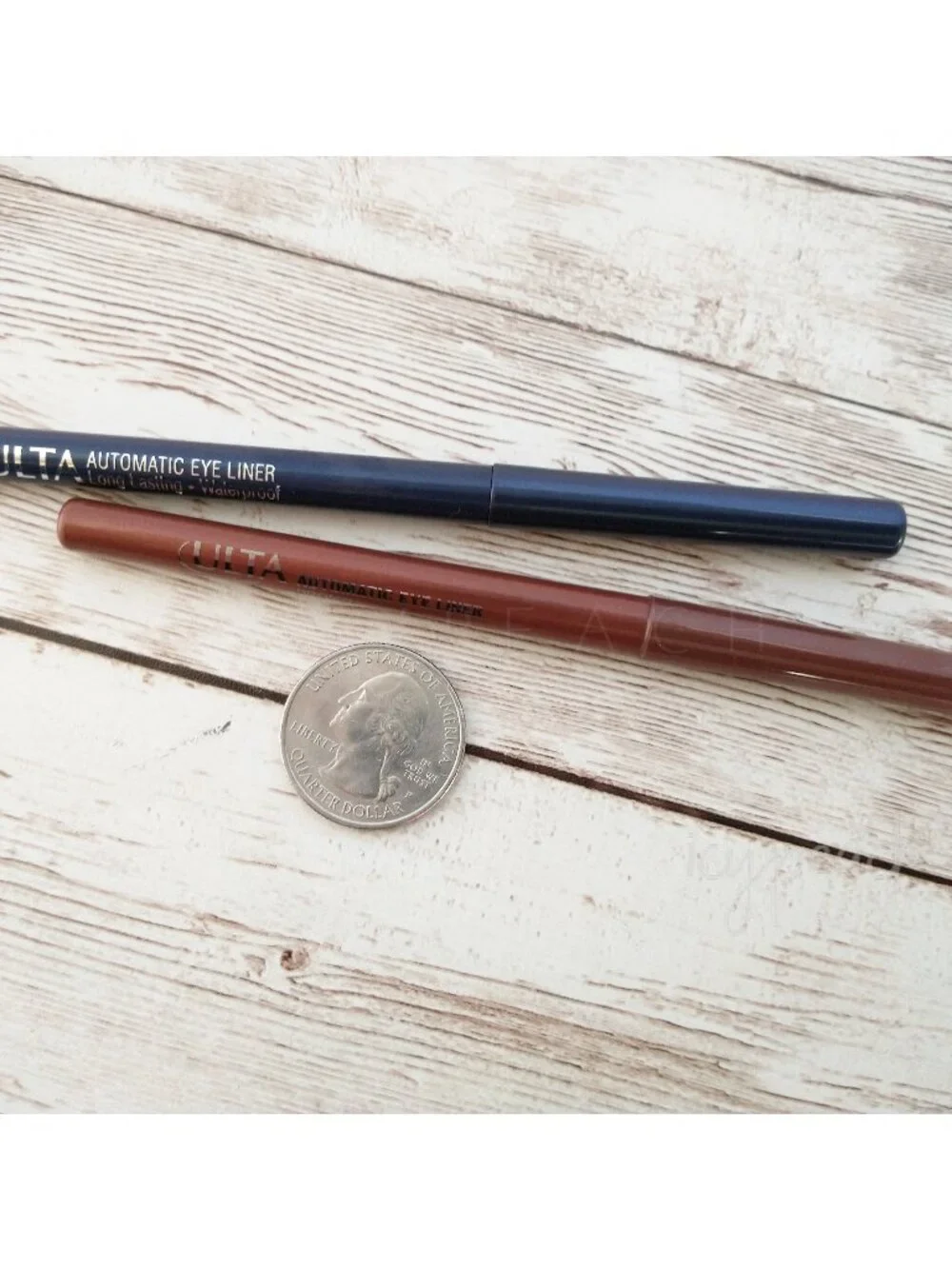 Ulta Automatic Eyeliner Bronze Indigo Full Size 2 Twist Up Liners New Waterproof